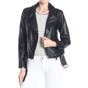 Faux Leather Moto Jacket
